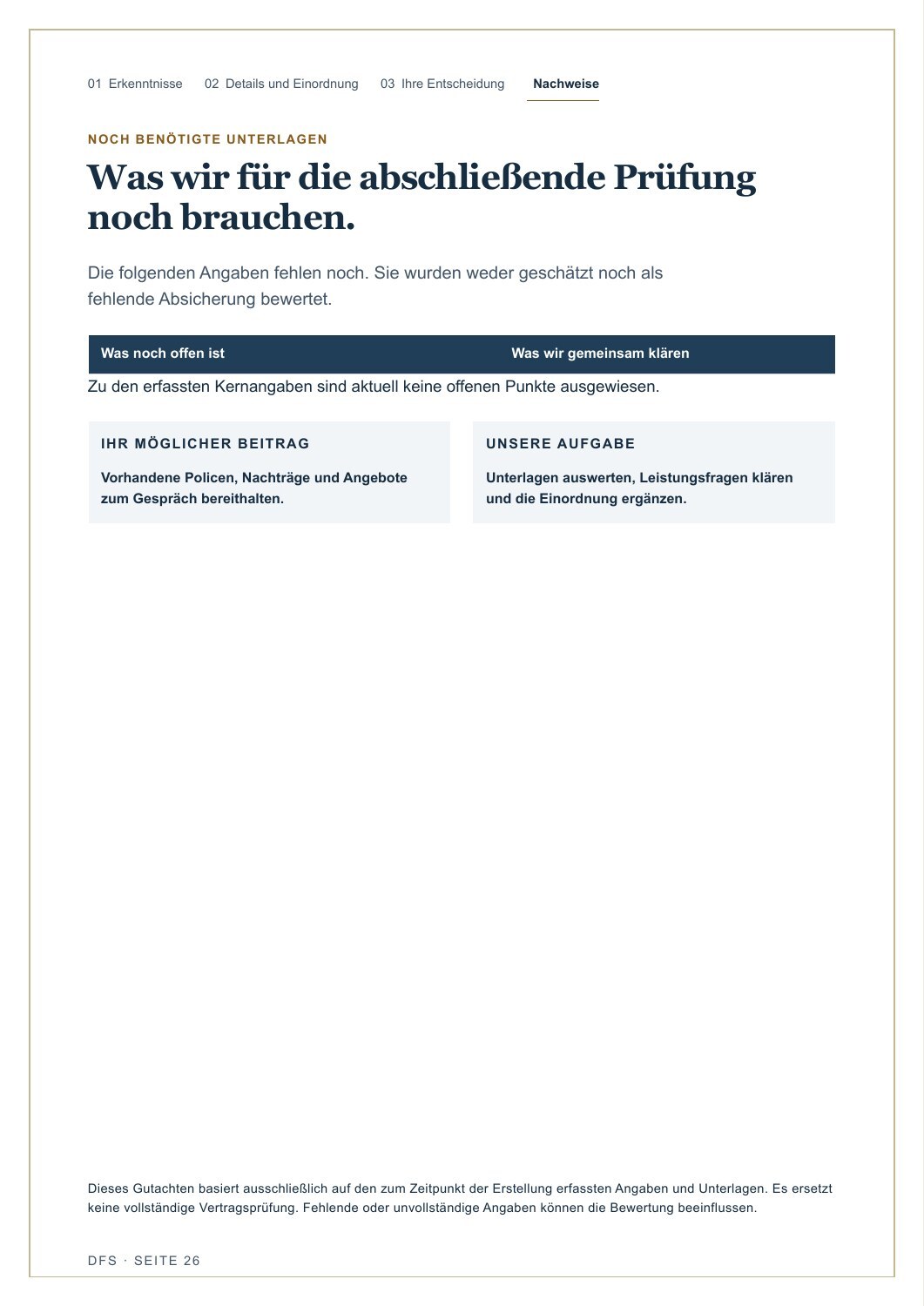 Seite 26 des Beispielgutachtens